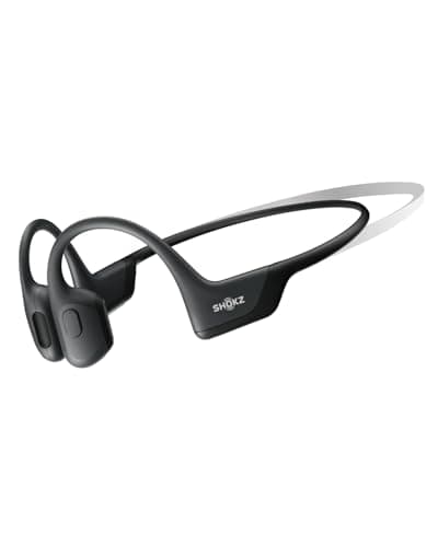 SHOKZ OpenRun Pro Mini - Premium Bone Conduction Open-Ear Bluetooth Sport Headphones - Sweat Resistant Wireless Earphones for Workouts and Running with Deep Base - Built-in Mic, with Headband