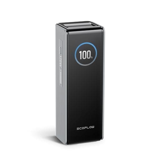 EF ECOFLOW Laptop Power Bank, 25,000mAh 170W Portable Charger with Dual 140W USB-C Ports, Smart Display, Flight-Approved for Travel, Fast Charging for iPhone 17/16 Series, MacBook, Samsung and More