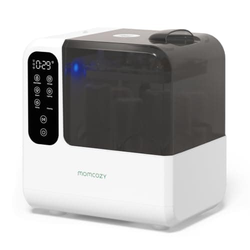 Momcozy DeepClean D8 Bottle Washer, Sterilizer & Dryer - Precision Cleaning | 8 Bottles Capacity, Rotary Jets for Hard-to-Reach Pump Parts, TargetWash Tech for Complex Feeding Accessories, Self-Clean