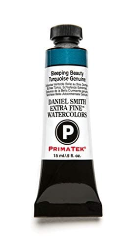 DANIEL SMITH Extra Fine Watercolor 15ml Paint Tube, Sleeping Beauty Turquoise Genuine (284600150)