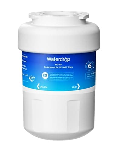 Waterdrop WD-F13 Refrigerator Water Filter, Replacement for GE® MWF® | Replacement for SmartWater® MWFP, MWFINT, MWFA, GWF, HDX FMG-1, Kenmore® 9991, GSE25GSHECSS, WFC1201