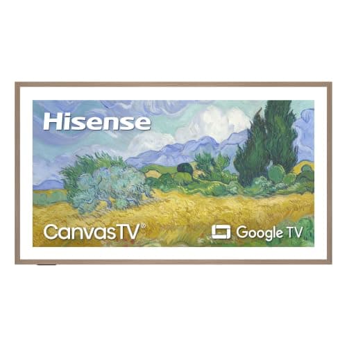 Hisense 55“ Hi-QLED S7 CanvasTV Series 4K UHD Google Smart Art TV (55S7SG, 2026 New) - 144Hz, Art Mode, Anti-Glare Panel, Dolby Vision HDR, Hi-Matte Display, Frame & UltraSlim Wall Mount Included