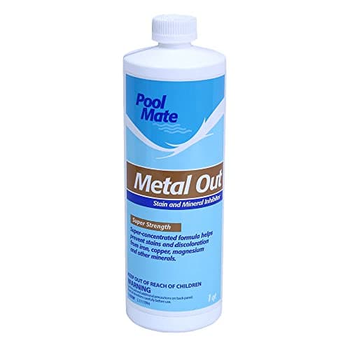 Pool Mate 1-Quart Concentrated Metal Out, Pool Metal Remover