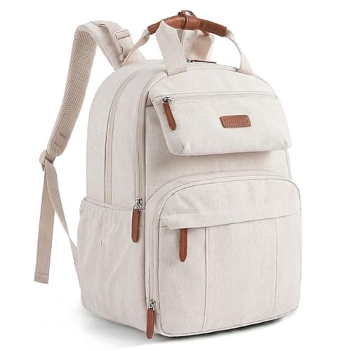 mommore Diaper Bag Backpack Travel Baby Bag with Changing Pad for Mom Dad