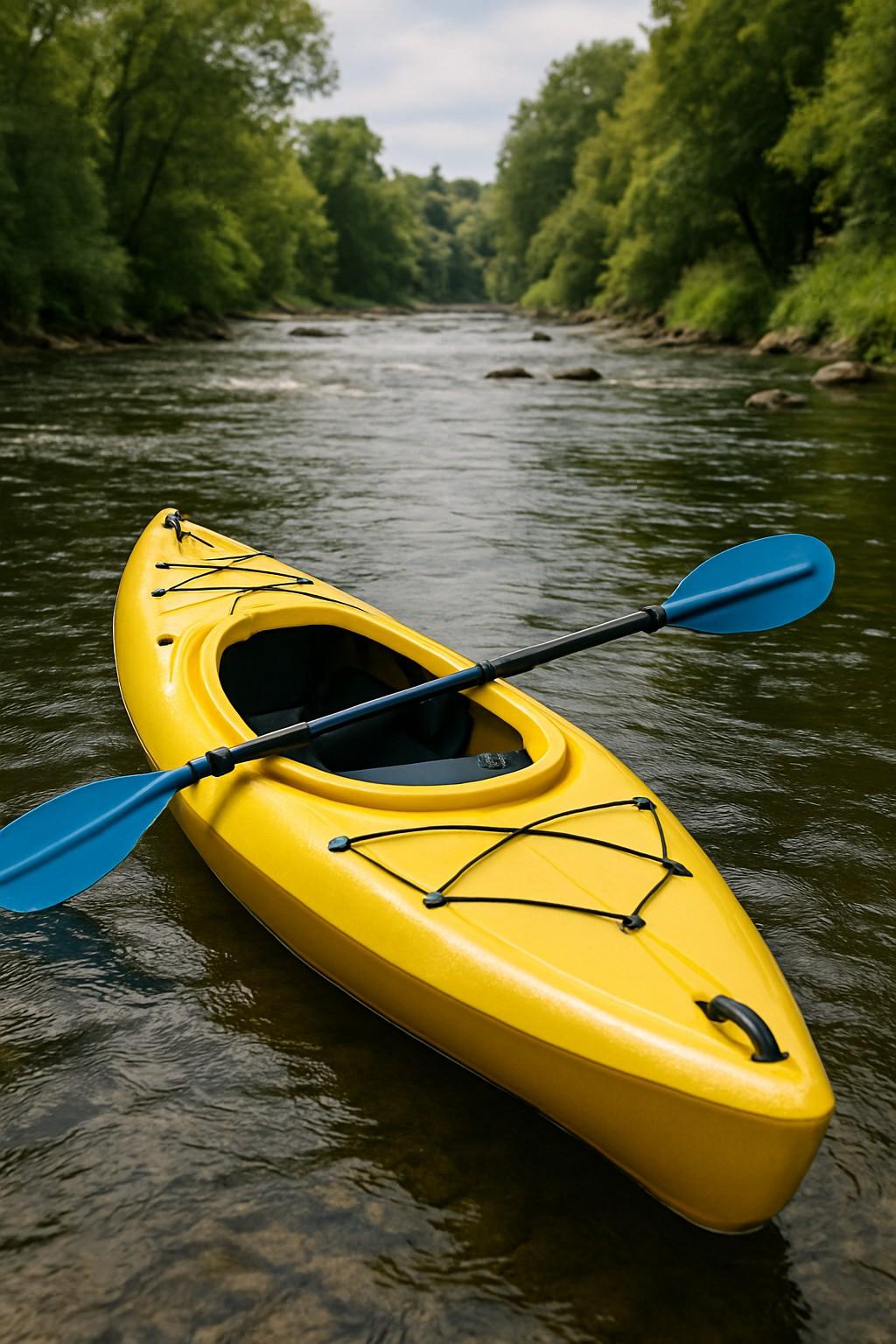 Kayak in a river