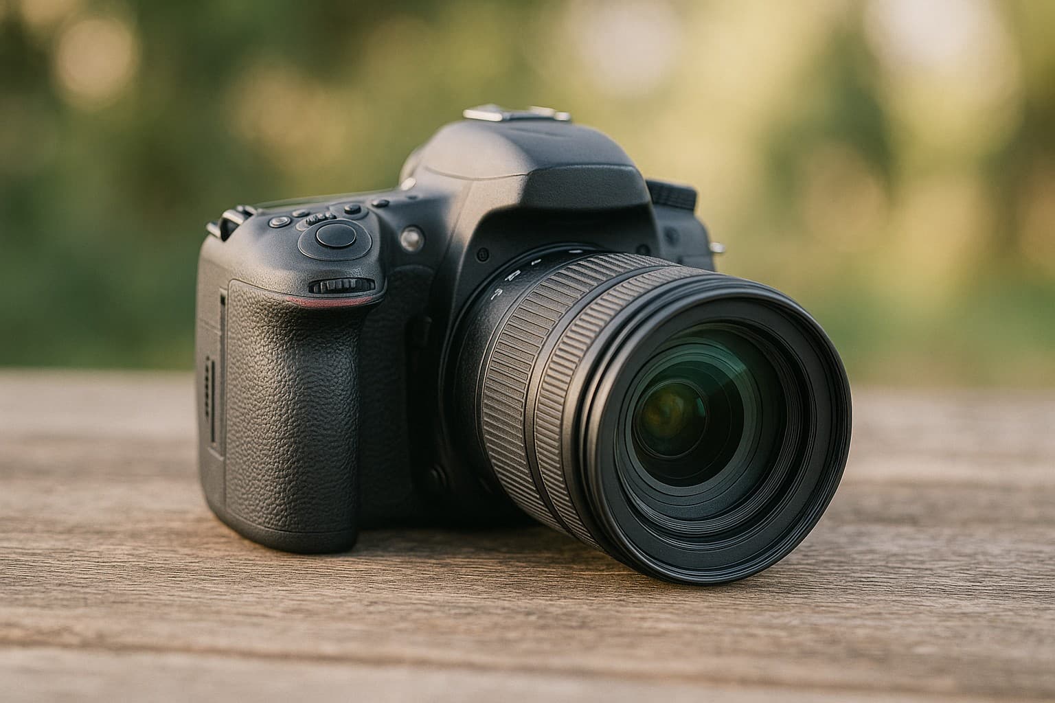 Digital camera with bokeh