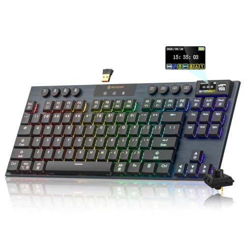 Hexgears Immersion A3 Low Profile Wireless Mechanical Keyboard, Tactile