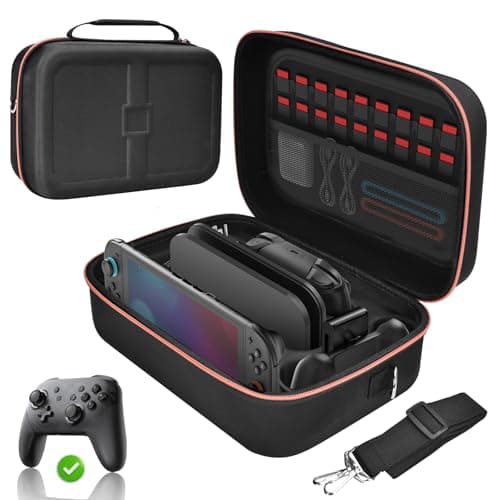 Gorixer Switch 2 Case for Nintendo Switch 2 or 1 and OLED Models | Stores 18 Game Cards, For Nintendo 3DS & 2DS Games