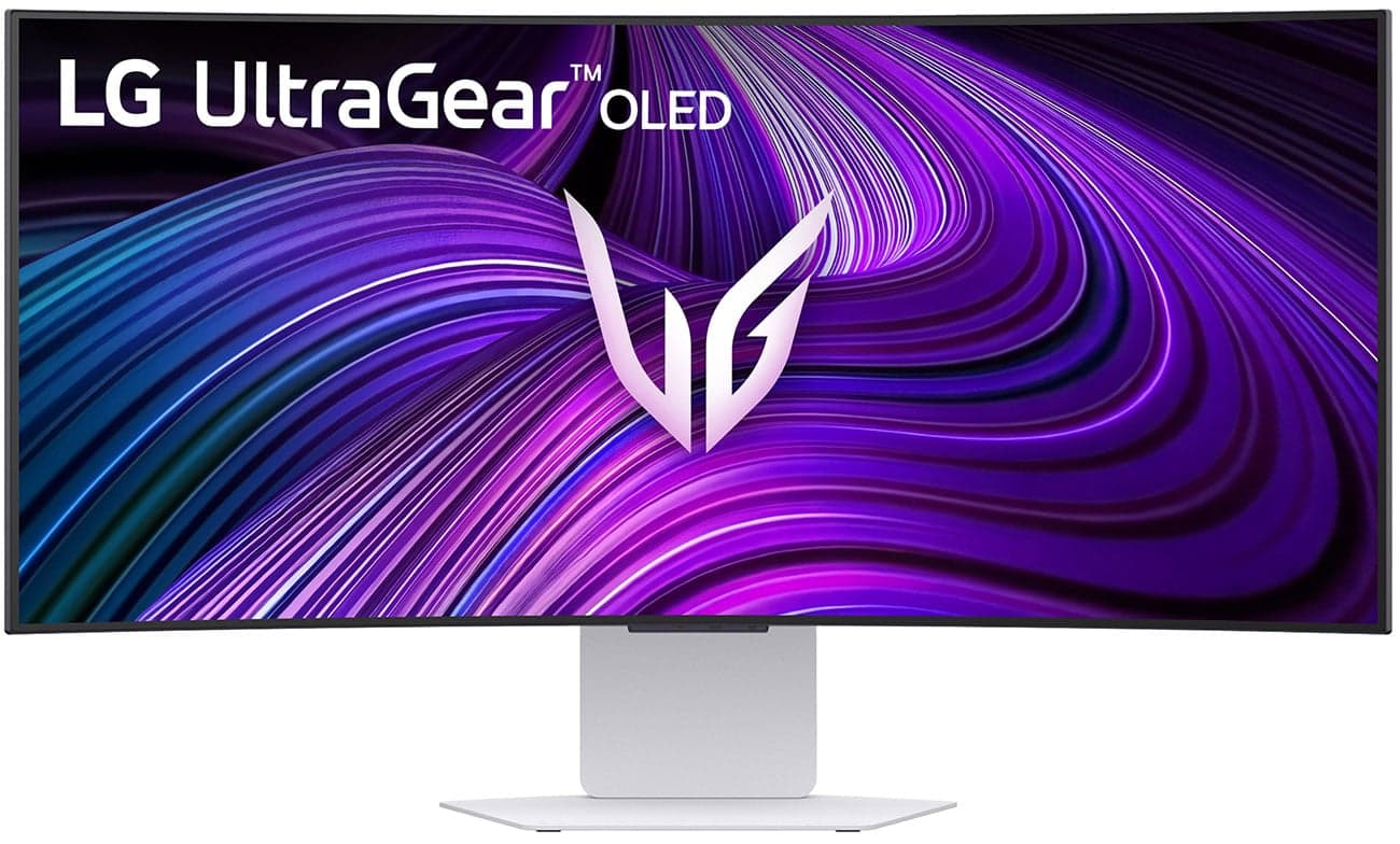 LG UltraGear OLED Computer Monitor 34-Inch WQHD 240Hz 0.03ms Smart with webOS in Silver