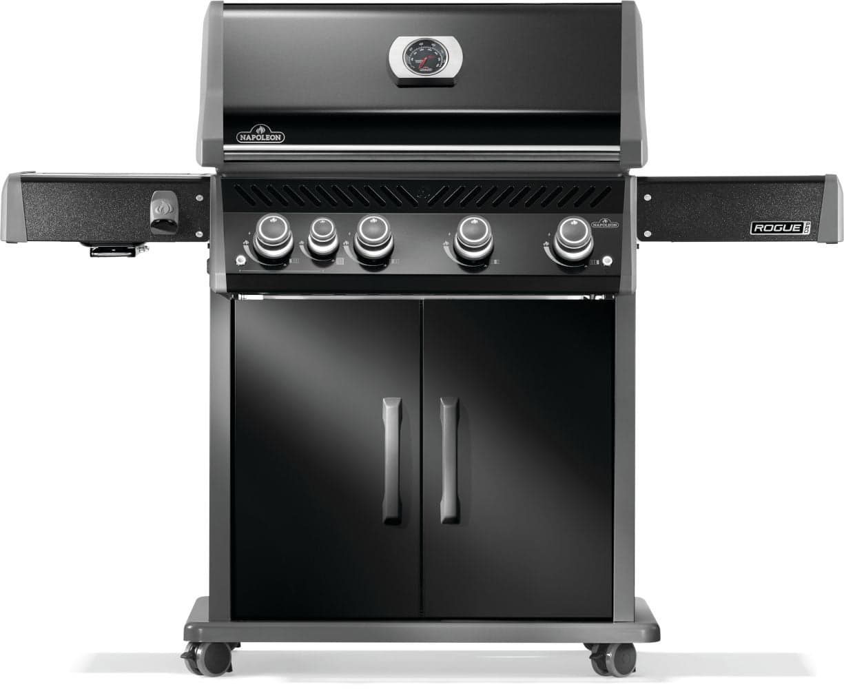 Napoleon Rogue PRO 525 SIB Natural Gas Grill with Infrared Side Burner in Black