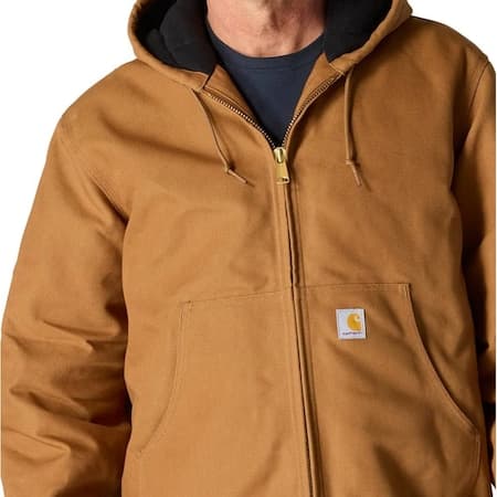 Men's Jacket, Cotton, Brown, XL