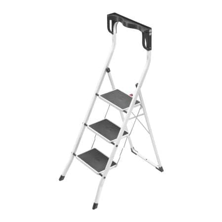 Hailo Safety Plus 3 Step Steel Folding Step Ladder -