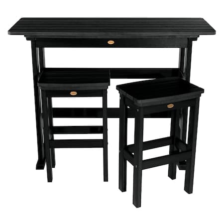 Lehigh 3pc Bar Height Outdoor Patio Furniture Balcony Set