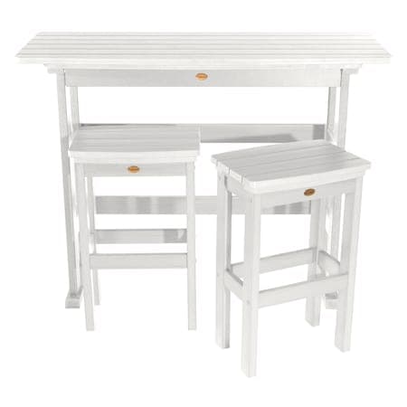 Lehigh 3pc Bar Height Outdoor Patio Furniture Balcony Set