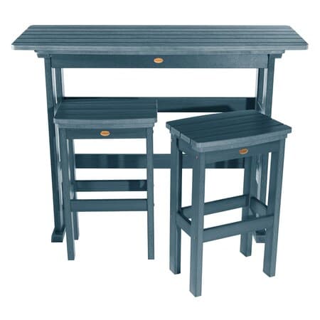Lehigh 3pc Bar Height Outdoor Patio Furniture Balcony Set